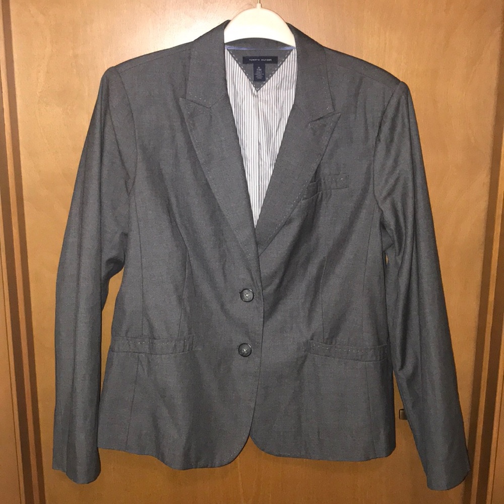 Tommy Hilfiger tailored grey blazer XL
